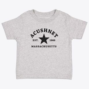 Acushnet Massachusetts Star Toddler T-Shirt