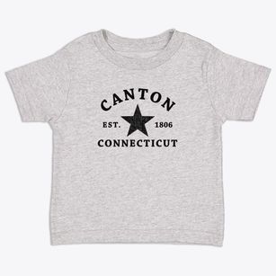 Canton Connecticut Star Toddler T-Shirt
