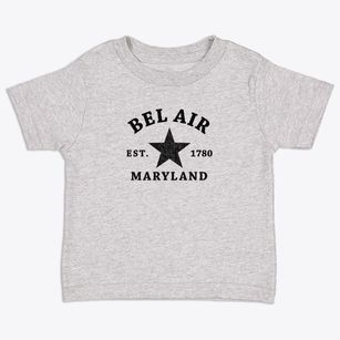 Bel Air Maryland Star Toddler T-Shirt