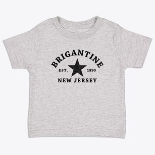 Brigantine New Jersey Star Toddler T-Shirt