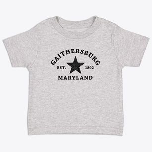 Gaithersburg Maryland Star Toddler T-Shirt