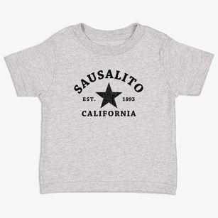 Sausalito California Star Toddler T-Shirt