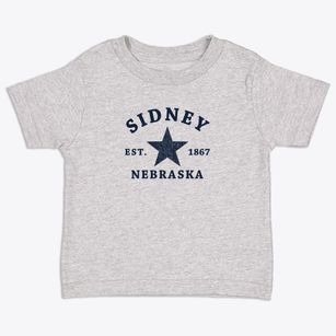 Sidney Nebraska Star Toddler T-Shirt