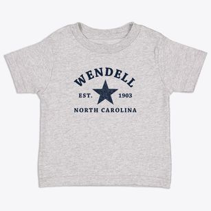 Wendell North Carolina Star Toddler T-Shirt