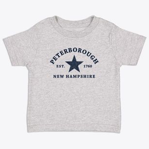 Peterborough New Hampshire Star Toddler T-Shirt