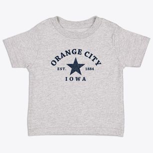 Orange City Iowa Star Toddler T-Shirt