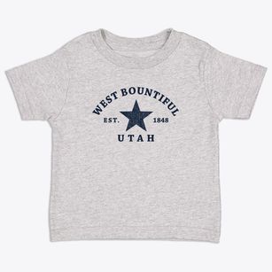 West Bountiful Utah Star Toddler T-Shirt