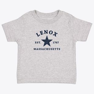 Lenox Massachusetts Star Toddler T-Shirt