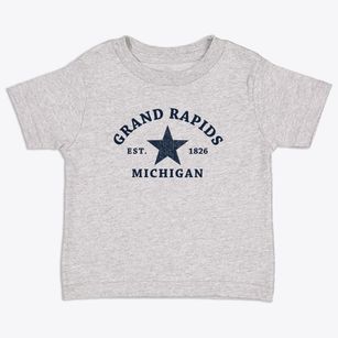 Grand Rapids Michigan Star Toddler T-Shirt