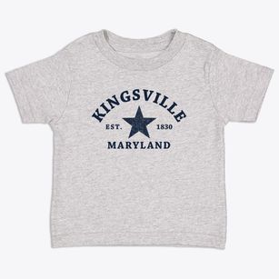 Kingsville Maryland Star Toddler T-Shirt