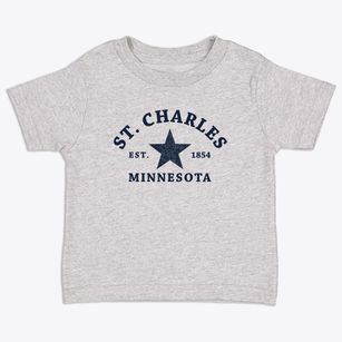 St. Charles Minnesota Star Toddler T-Shirt