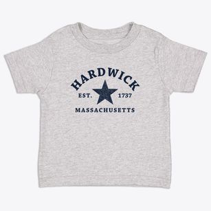 Hardwick Massachusetts Star Toddler T-Shirt