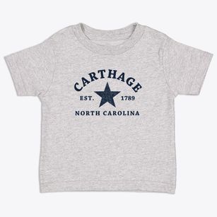 Carthage North Carolina Star Toddler T-Shirt