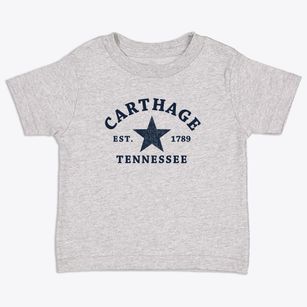 Carthage Tennessee Star Toddler T-Shirt