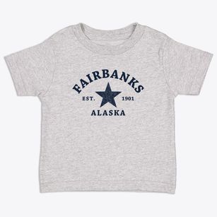Fairbanks Alaska Star Toddler T-Shirt