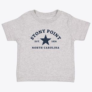 Stony Point North Carolina Star Toddler T-Shirt