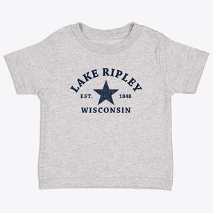 Lake Ripley Wisconsin Star Toddler T-Shirt