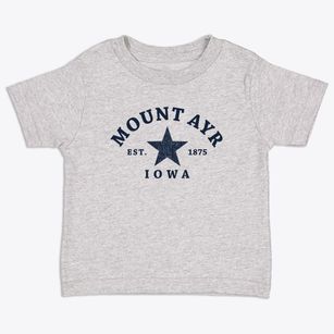 Mount Ayr Iowa Star Toddler T-Shirt