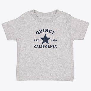 Quincy California Star Toddler T-Shirt