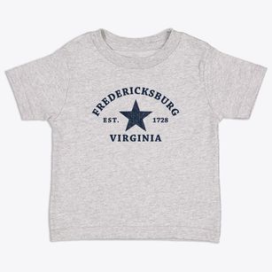 Fredericksburg Virginia Star Toddler T-Shirt