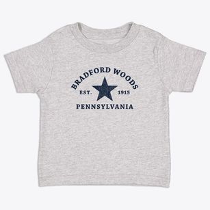 Bradford Woods Pennsylvania Star Toddler T-Shirt