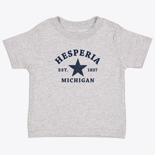 Hesperia Michigan Star Toddler T-Shirt