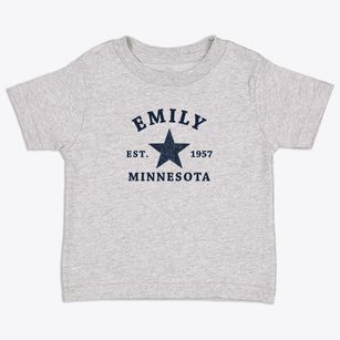 Emily Minnesota Star Toddler T-Shirt