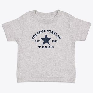 College Station Texas Star Toddler T-Shirt