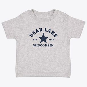Bear Lake Wisconsin Star Toddler T-Shirt