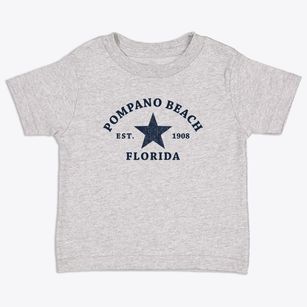 Pompano Beach Florida Star Toddler T-Shirt