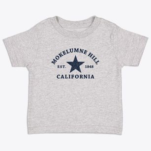 Mokelumne Hill California Star Toddler T-Shirt