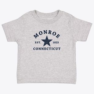 Monroe Connecticut Star Toddler T-Shirt