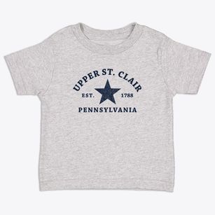 Upper St. Clair Pennsylvania Star Toddler T-Shirt