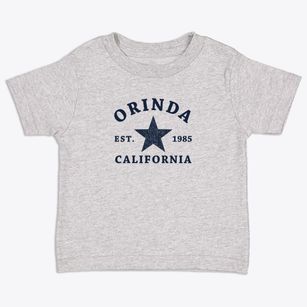 Orinda California Star Toddler T-Shirt