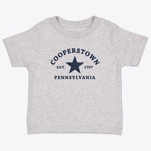 Cooperstown Pennsylvania Star Toddler T-Shirt