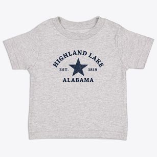 Highland Lake Alabama Star Toddler T-Shirt