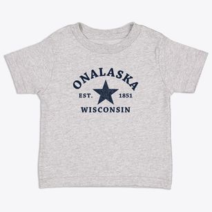 Onalaska Wisconsin Star Toddler T-Shirt