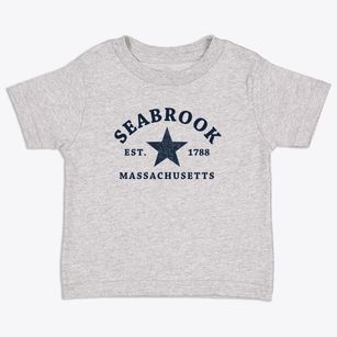 Seabrook Massachusetts Star Toddler T-Shirt