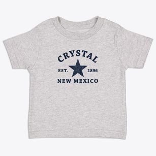 Crystal New Mexico Star Toddler T-Shirt