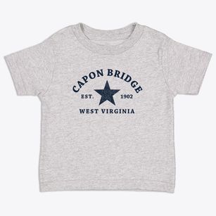 Capon Bridge West Virginia Star Toddler T-Shirt
