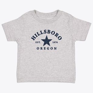Hillsboro Oregon Star Toddler T-Shirt