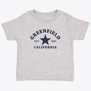 Greenfield California Star Toddler T-Shirt