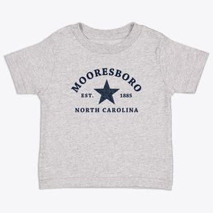 Mooresboro North Carolina Star Toddler T-Shirt