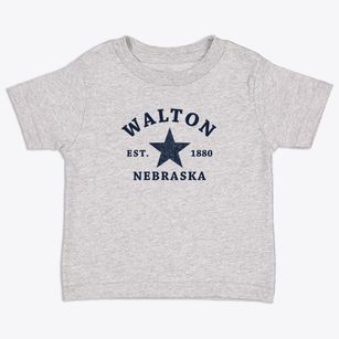Walton Nebraska Star Toddler T-Shirt