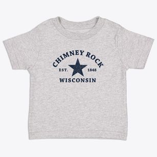 Chimney Rock Wisconsin Star Toddler T-Shirt
