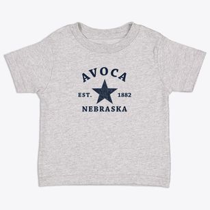 Avoca Nebraska Star Toddler T-Shirt