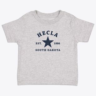 Hecla South Dakota Star Toddler T-Shirt