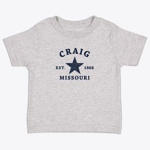 Craig Missouri Star Toddler T-Shirt