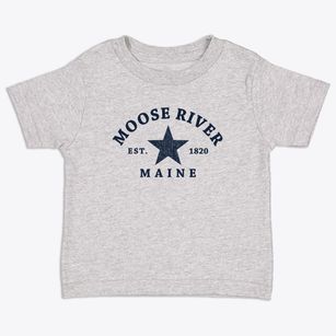 Moose River Maine Star Toddler T-Shirt