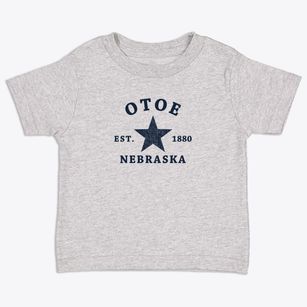 Otoe Nebraska Star Toddler T-Shirt
